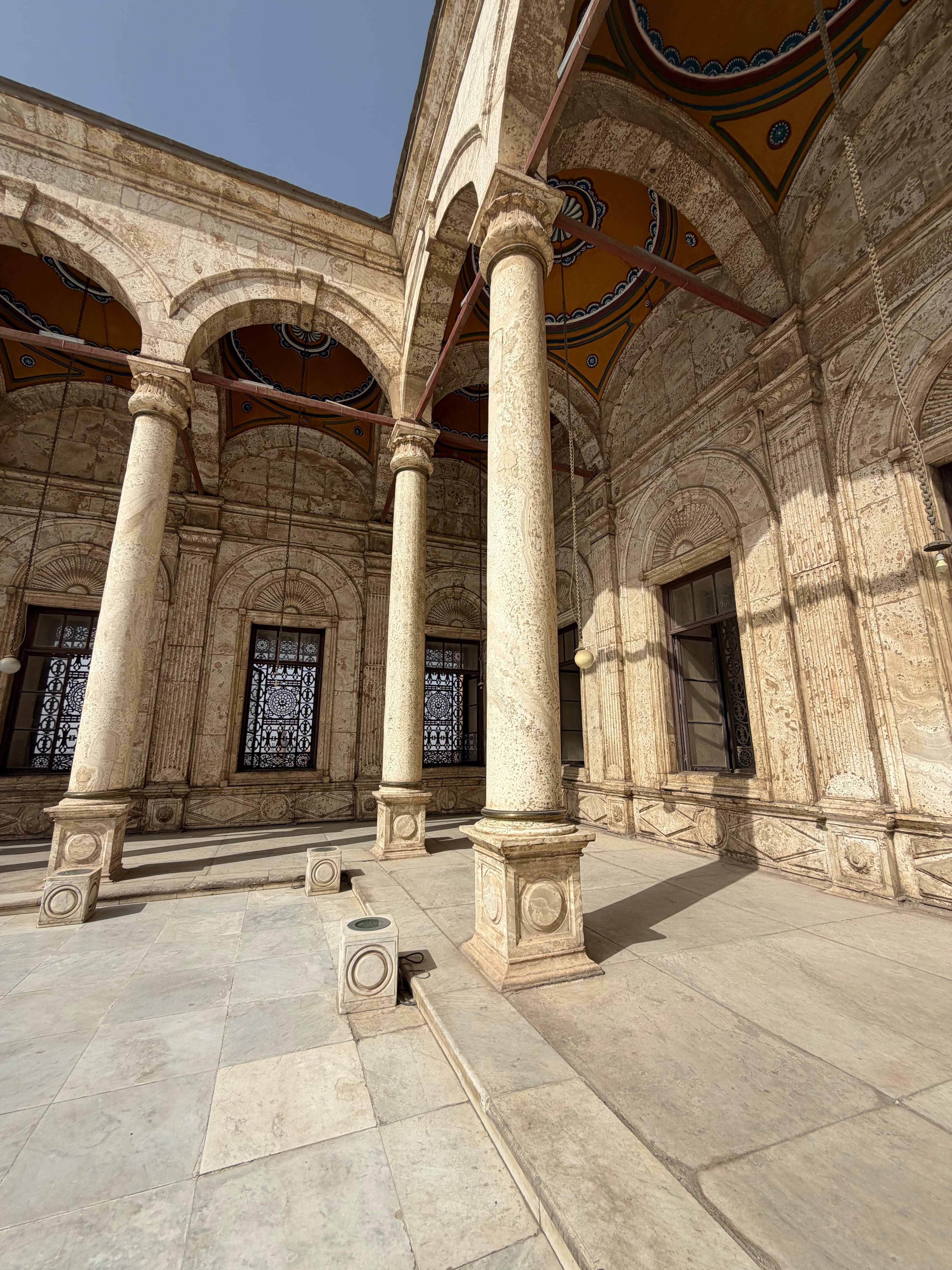 Muhammad Ali Mosque courtyard columns