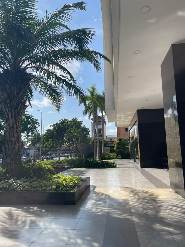 Morning view of Rivergate